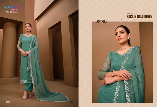 Swarovskii By Vipul Heavy Wedding Wear Designer Salwar Kameez Wholesale Market In Surat